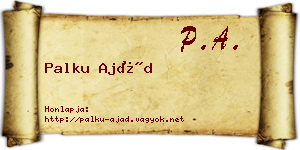 Palku Ajád névjegykártya